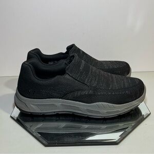 Skechers Cohagen Knit Walk Slip On Shoes, Men’s Size 10.5 Extra Wide, Black